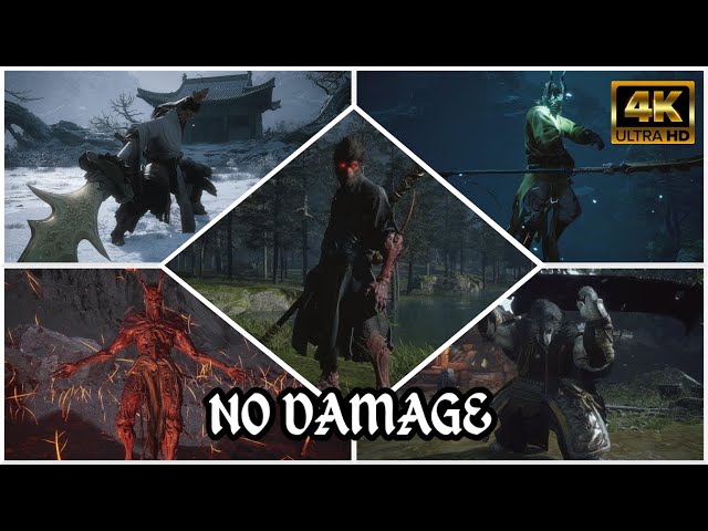 Black Myth: Wukong | Lore Accurate Sun Wukong vs. NG+ Bosses (NO DAMAGE) [4K]