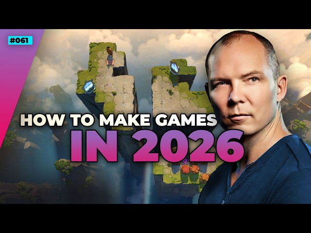 How To Make Indie Games In 2026 w/ Jonathan Blow — Full Time Game Dev Podcast Ep. 061