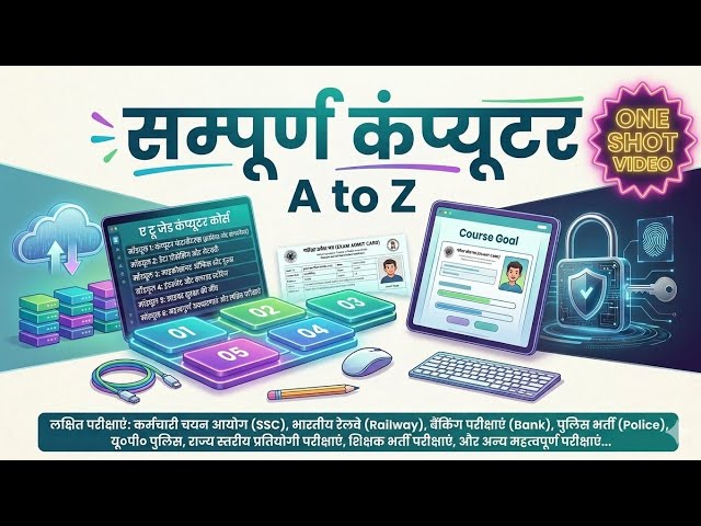 संपूर्ण Computer Class एक ही वीडियो में 🔥 | One Shot Computer Video | Smart Study Zone