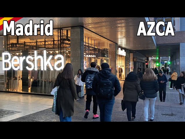 Madrid [4K] Shopping Area AZCA during Winter Sales! Madrid walking tour (January 2026). Spain