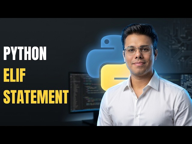 Python Mastery #16 | Python Elif Statement Explained | Handle Multiple Conditions Efficiently ☕