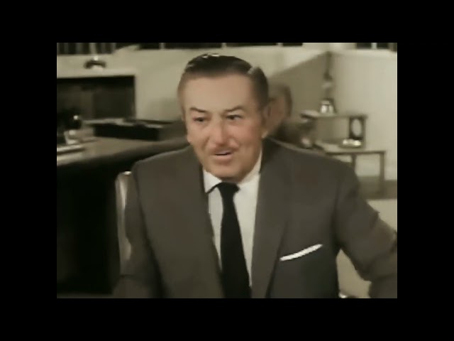 old restored long format interview with Walt Disney