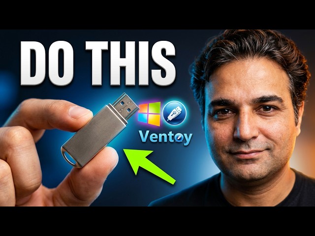 VENTOY Bootable USB 2026 🔥 Create All in 1 Windows USB!