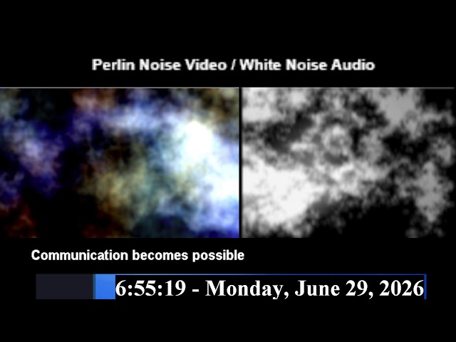 LIVE Paranormal Experiment Stream: Perlin Noise Video & Live Filtered Experiment Audio