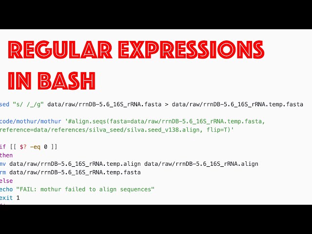 Regular expressions in sed & grep: powerful tools for searching and modifying files in bash (CC022)