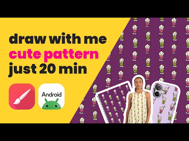 Make a Seamless Pattern in Infinite Painter | Android Tutorial