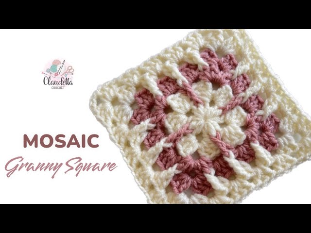 Crochet Granny Square Mosaik : Step-by-Step Tutorial
