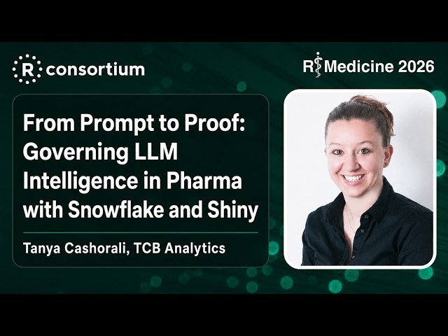 From Prompt to Proof: Governing LLM Intelligence in Pharma with Snowflake and Shiny