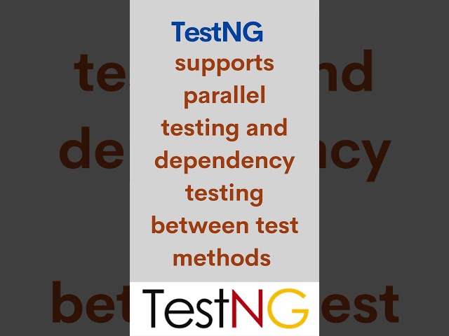 TestNG Framework  - Parallel Testing #testng