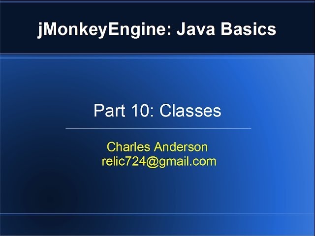 131202 BasicJava Part 10  Classes