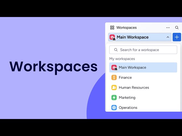 Workspaces | monday.com tutorials