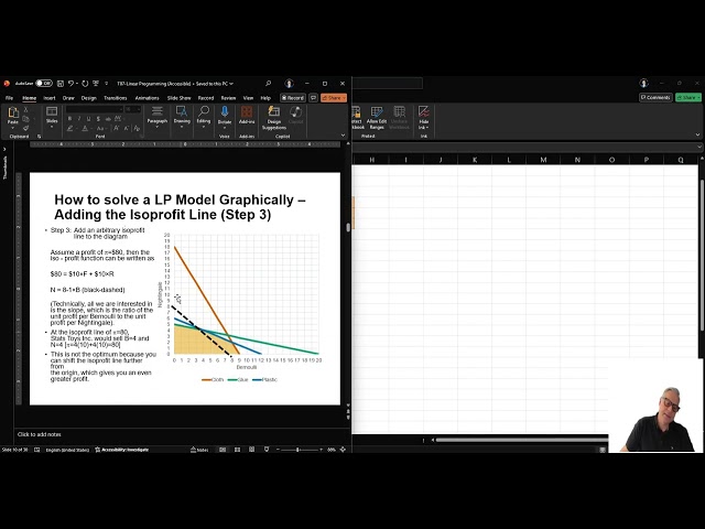T06 04 Linear Programming Excel Solver Vizualization