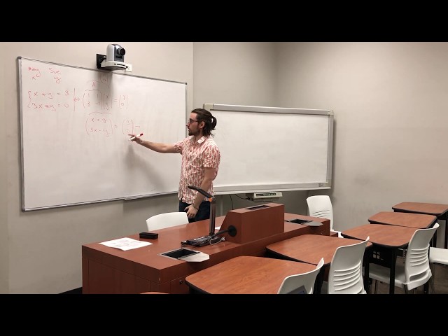 Short introduction to Matrix Algebra