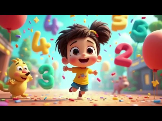 🎉 Let's Count and Play! 1 to 10 Nursery Rhyme | Fun with Numbers for Kids 🎶✨