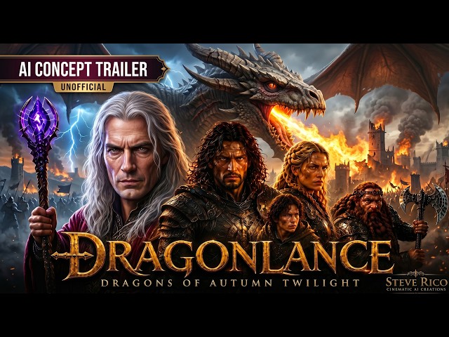 Dragonlance: Dragons of Autumn Twilight | AI Concept Trailer 8K HDR
