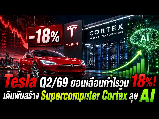 Tesla Q2/69 Profit Down 18%! Betting on The Cortex Supercomputer To Drive AI