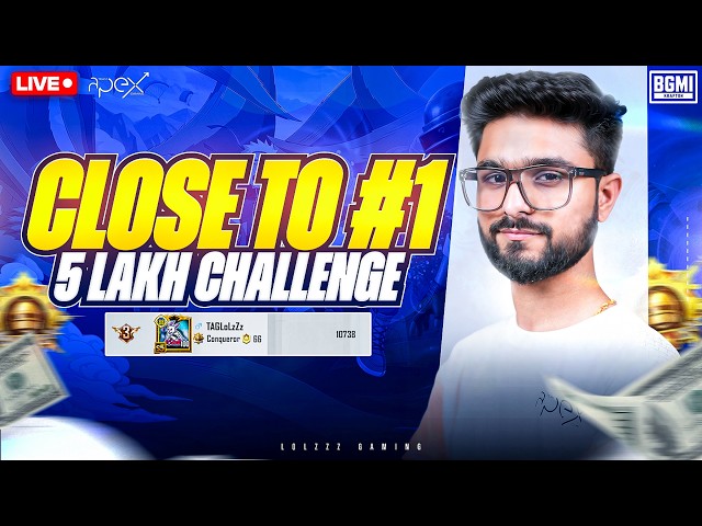 #1 OR 50 SOLO KILLS? | CONQUEROR OR WHAT | BGMI LIVE | @LoLzZzGaming