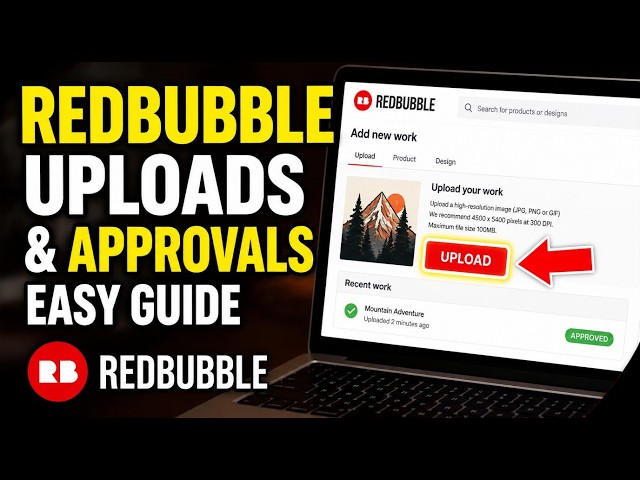 How to authorize your Redbubble brand uploads and approvals - Quick Tutorial