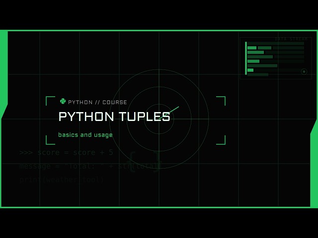 Python Basics #6 - Tuples