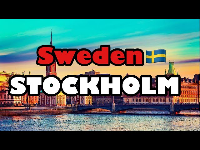 Stockholm,Sweden - 4K Virtual Walking Tour around the City - Travel Guide