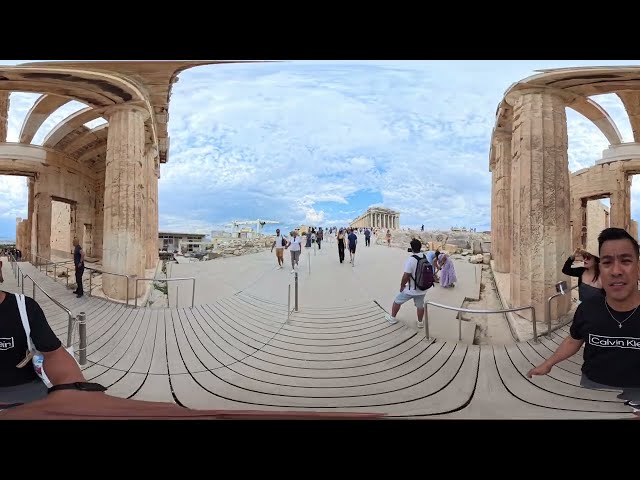 360 Video Walking Tour of Athens Greece 2025 pt 11 - Parthenon