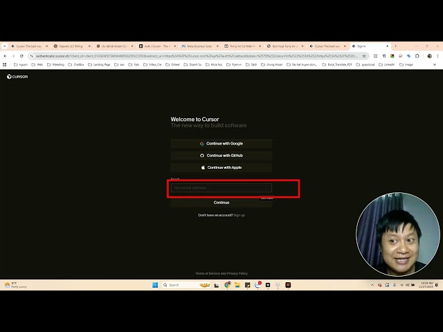 Sử Dụng Tài Khoản Khác Để Đăng Nhập Cursor| Anh Lập Trình