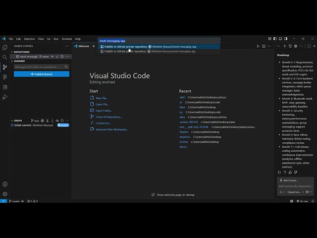 Push Repository to GitHub in 3 simple steps from VSCode