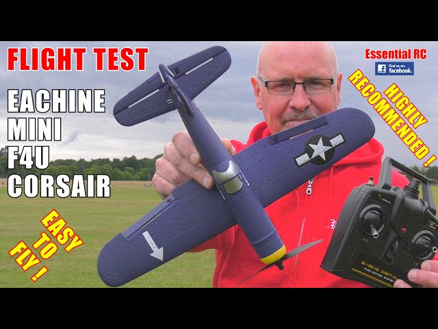 CHEAP TO BUY AND EASY TO FLY !!! EACHINE MINI F4U CORSAIR: ESSENTIAL RC FLIGHT TEST