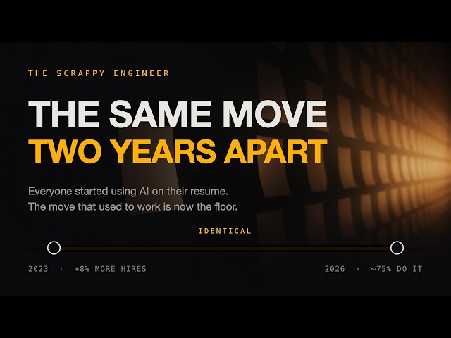 What AI Did to the Resume: The Same Move, Two Years Apart