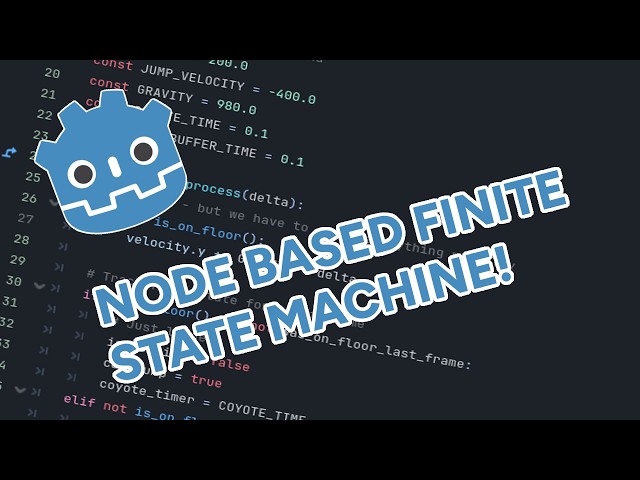 Learn Node Based Finite State Machines in Godot 4 in Under 10 minutes