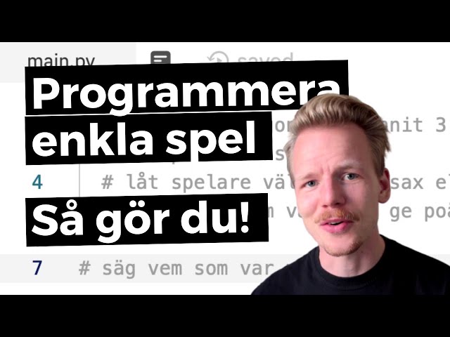 Programmera enkla spel - så gör du!
