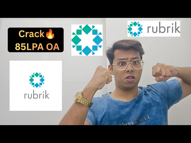 Rubrik ne 85LPA🔥 ke liye konsa LLM Proof DSA question pucha?