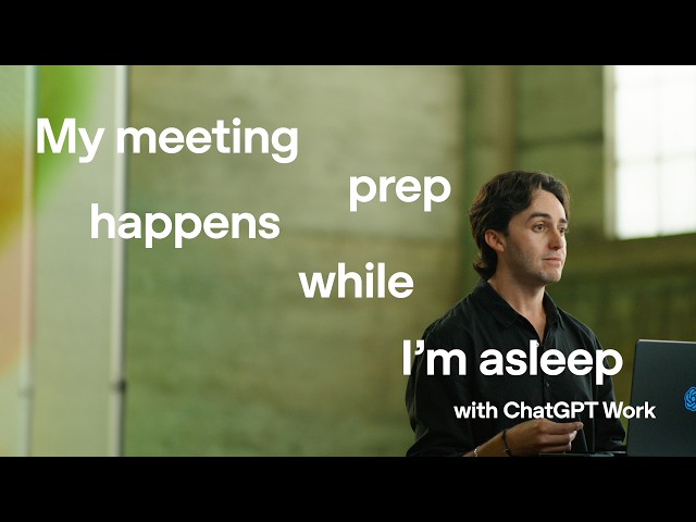 How to Prepare for Customer Meetings With ChatGPT Work | Tutorial