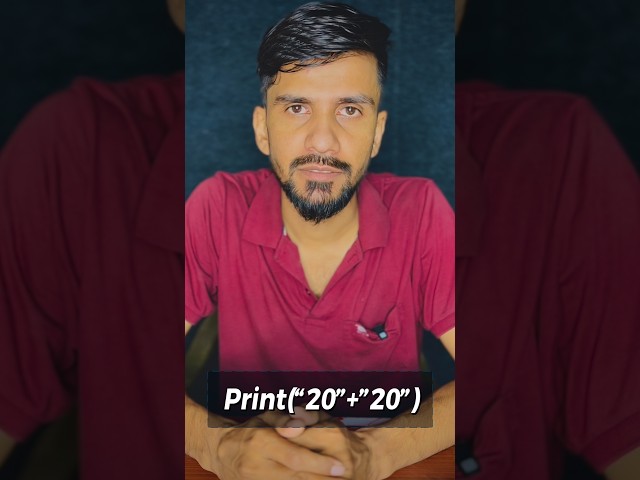 "20"+ “20'’= 2020 Python seeret #python #coding #education #learnpython #viral #ai #ml #tech