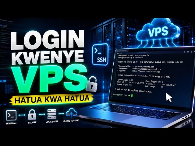 JINSI YA KUINGIA (LOGIN) KWENYE SERVER (VPS) KWA KUTUMIA TERMUX AU TERMINAL. #dsn_technology