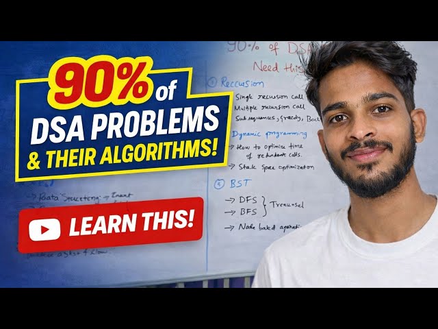 DSA & Leetcode is Hard Until These 15 Patterns (Tamil)