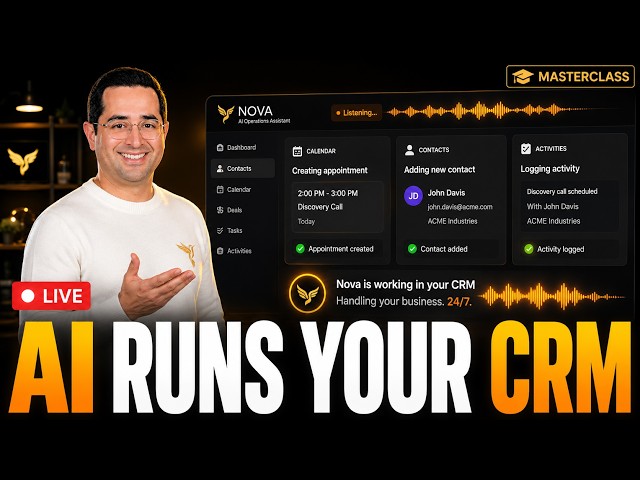 AI Agents for Business: Build an AI That Runs Your CRM | Masterclass