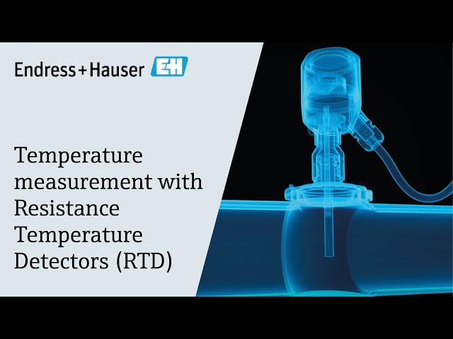 Temperature measurement with Resistance Temperature Detectors (RTD)