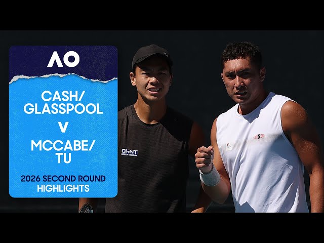 Cash/Glasspool v McCabe/Tu Highlights | Australian Open 2026 Second Round