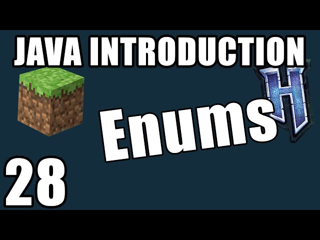 Java: Enums & Advanced Enums | Java Introduction for Minecraft Modding