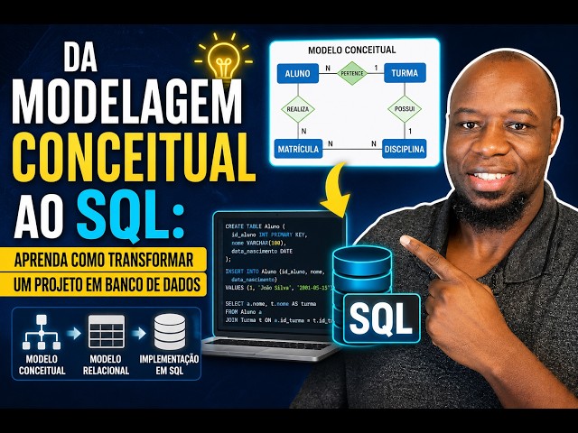 Da Modelagem Conceitual ao SQL: Aprenda Como Transformar um Projeto em Banco de Dados
