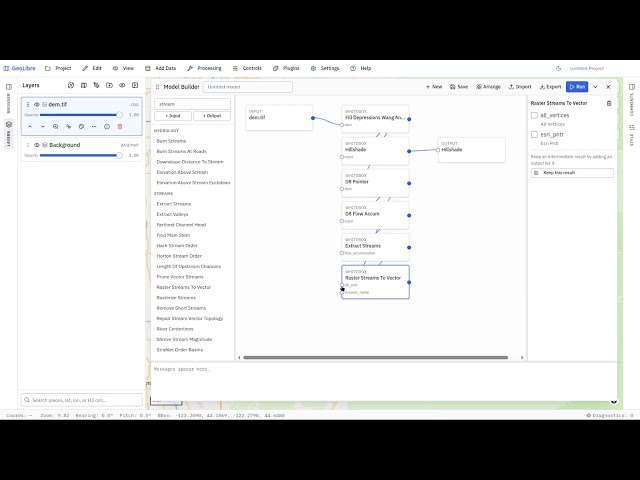 GeoLibre Model Builder Demo