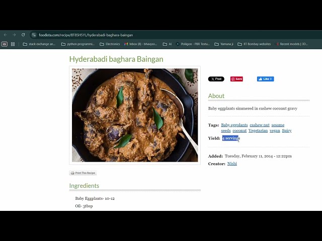 Final project | Random recipe generator | CS50 Introduction to Programming in Python
