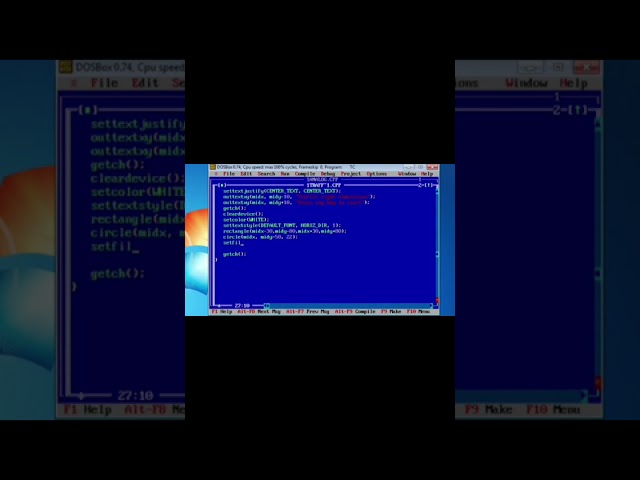 My first program