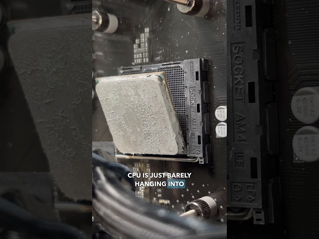 CPU Falling Out! #repair #pc #pcbuild #techtips #gamingpc
