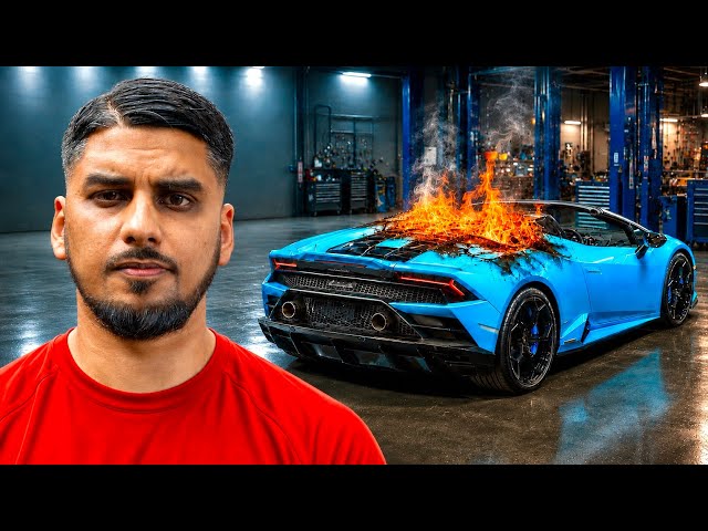 I ATTEMPT TO REBUILD A BURNT LAMBORGHINI HURACAN