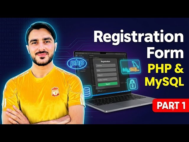 User Registration Form with PHP and MySQL Part 1 Creating a Registration Form