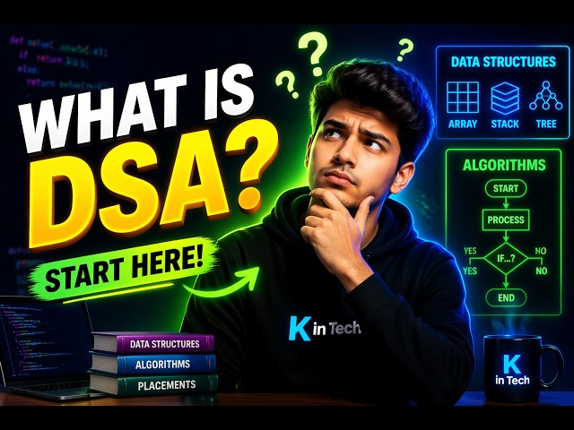 What is DSA? | Data Structures & Algorithms Explained for Beginners 🚀