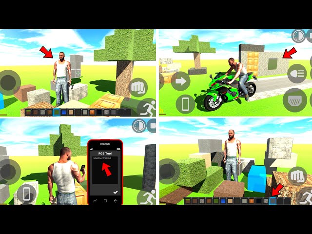 Minecraft Feature Cheat Code In Indian Bike Driving 3D🤑|Indian Bike Driving 3d New Update 
