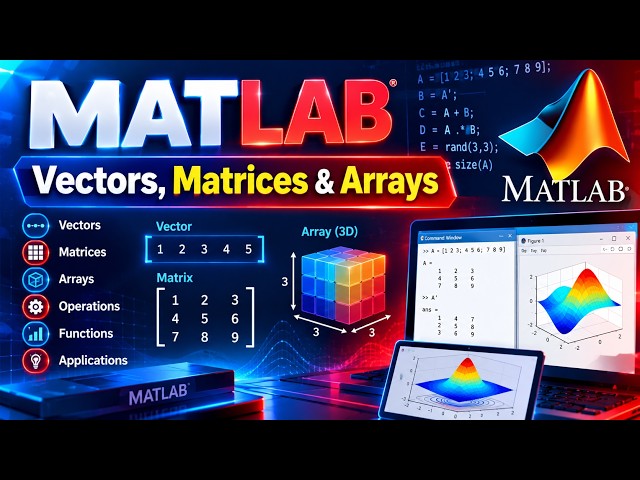 Session-1: MATLAB Fundamentals & Environment | Engineering | Simulation | AI | Data Science | ANN